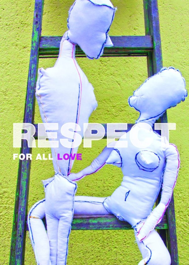 plakát do soutěže Posterheroes s tématem Respect for all love