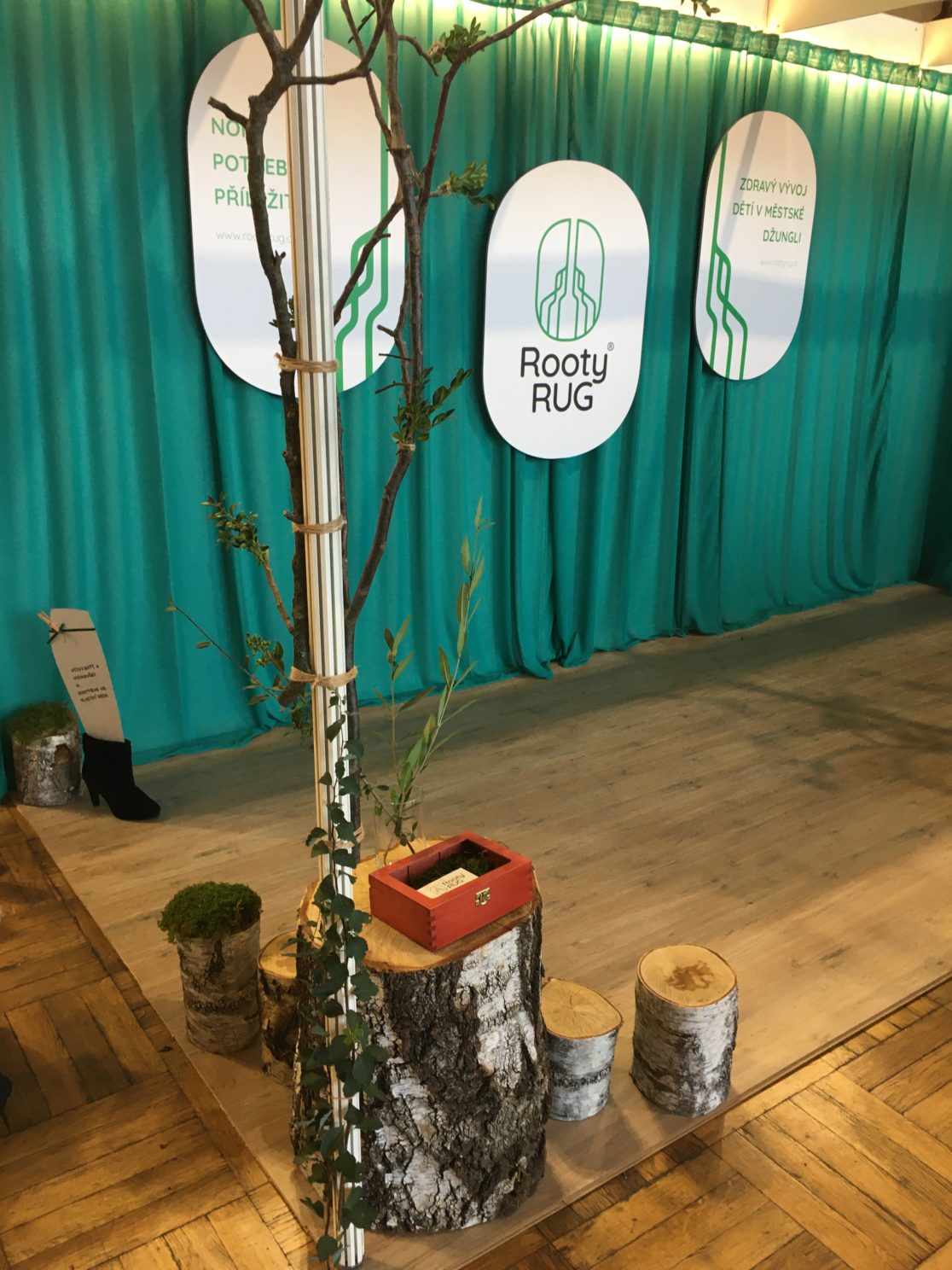 prezentace firmy a zajímavý Visual Merchandising pro RootyRUG